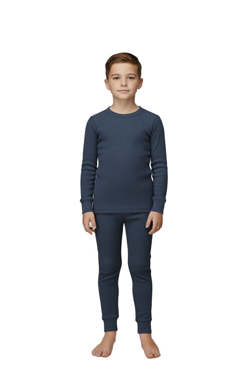 Thermoform Soft Çocuk Termal İçlik Set LACİVERT