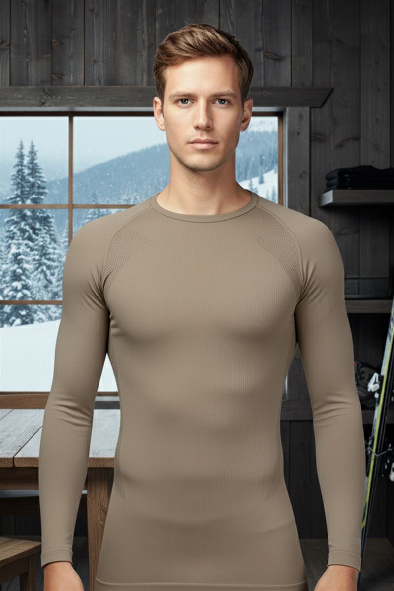 Erkek Seamless Termal Sweatshirt KUM