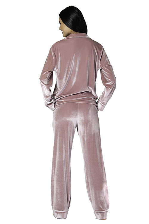 U&ME Velvet Pijama Takımı PUDRA