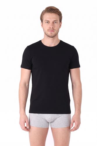 North Ice Bisiklet Yaka Tshirt SİYAH