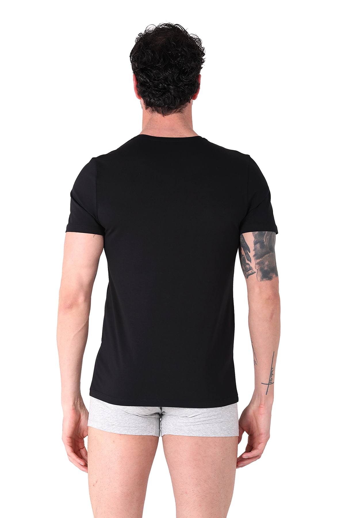 North Ice Bisiklet Yaka Tshirt SİYAH