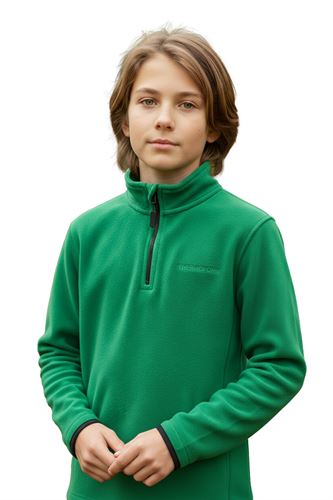 Thermoform Polarline Çocuk 1/4 Fermuar Sweatshirt YESİL