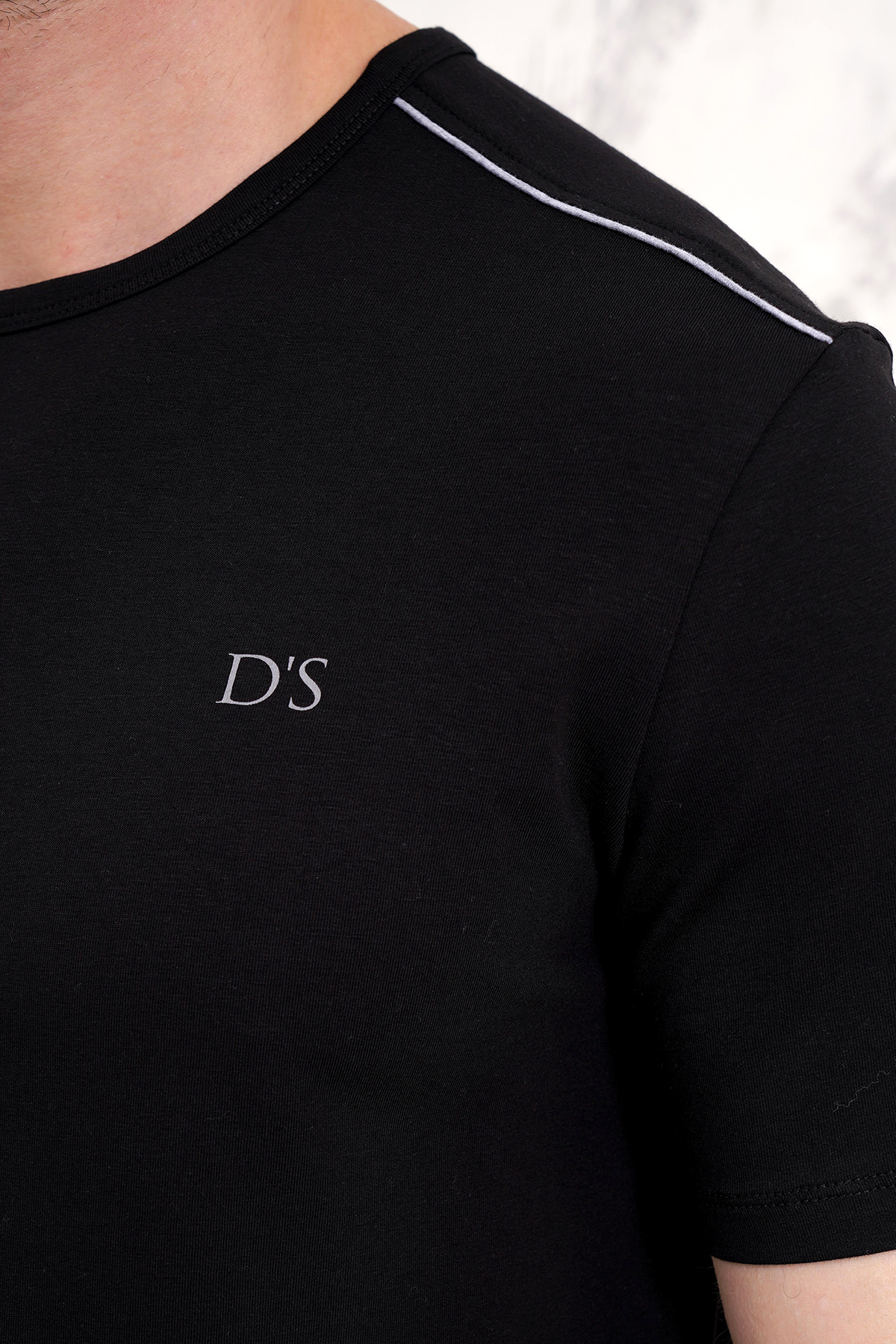 Ds Damat Maschio Pamuk Şort Takım SİYAH