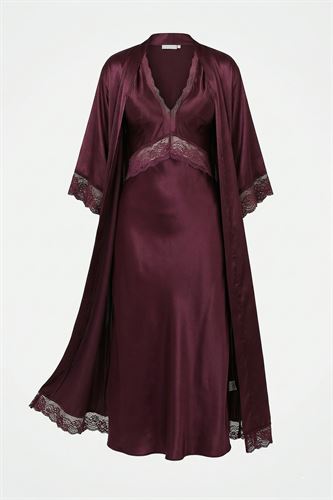 Bondy Saten 2 Li Set Uzun MÜRDÜM