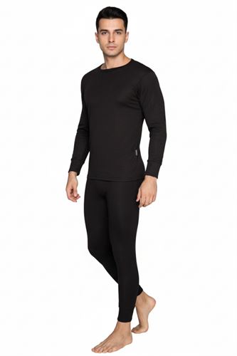 Thermoform New Heavy Erkek Termal İçlik Set SİYAH
