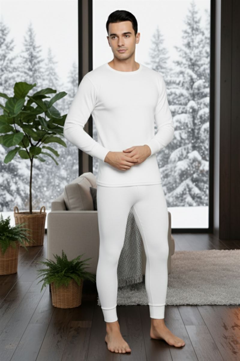 Thermoform New Heavy Erkek Termal İçlik Set BEYAZ