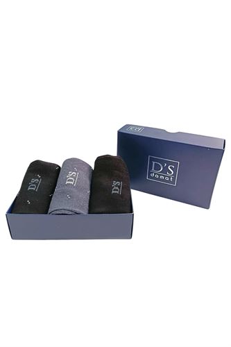 DS Damat Pamuk 3'lü Çorap Set DESENLİ