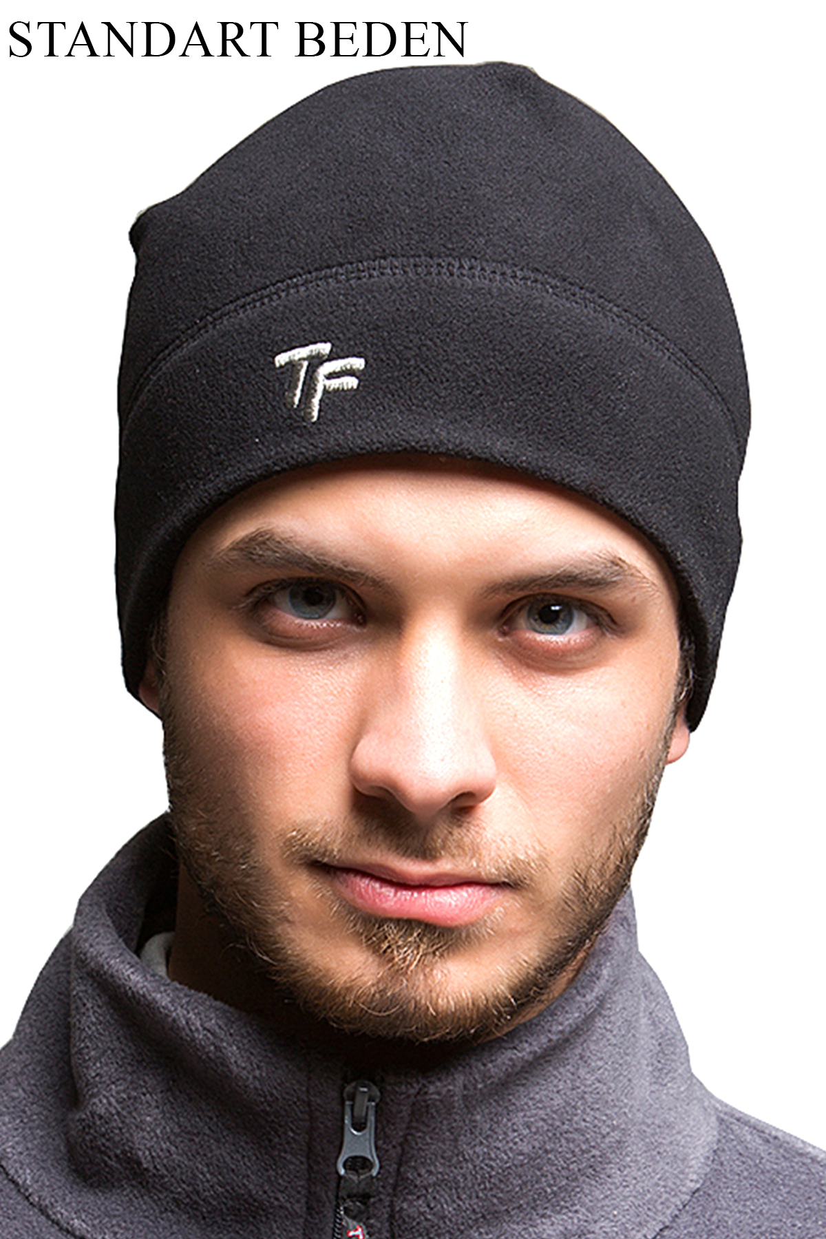 Thermoform Polar Atkı - Bere - Eldiven Set SİYAH