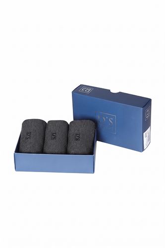 DS Damat Bambu 3lü Çorap Set ANTRASiT
